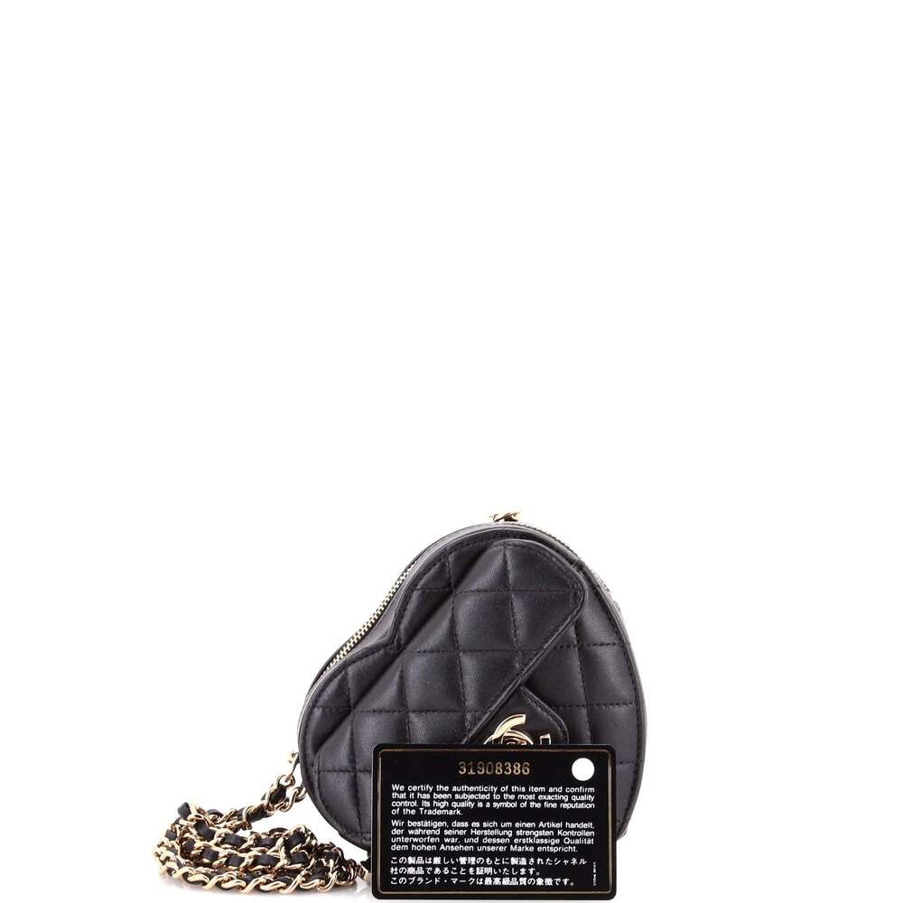 Chanel Cc In Love Heart Clutch With #241266C43B - Picture 2 of 7